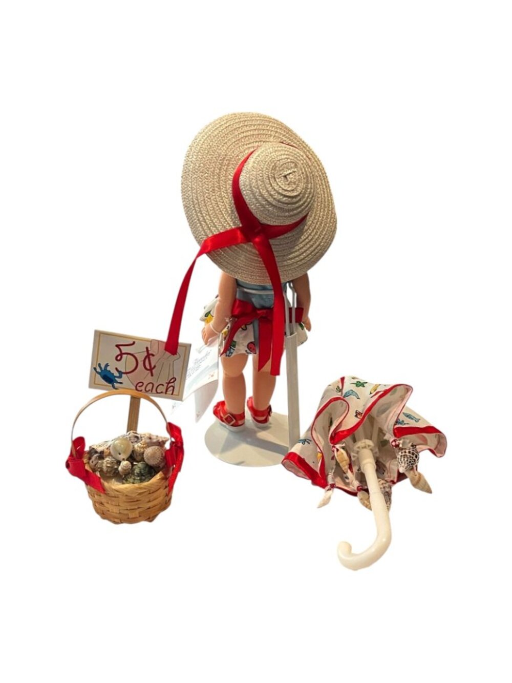 Madame Alexander She Sells Sea Shells Doll 8" 42470 Storyland Complete Set - Picture 3 of 7